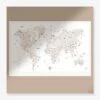 Affiche Carte Du Monde LES PETITES DATES Marron Imprimé - Les Petites Dates 1 Affiche Carte Du Monde LES PETITES DATES Marron Imprimé - Les Petites Dates -Enfant Meubles Boutique affiche carte du monde les petites dates