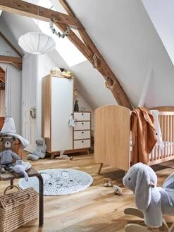 Armoire Vintage Blanc Clair Uni - Vertbaudet -Enfant Meubles Boutique armoire vintage 3