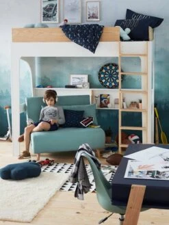 Banquette Convertible 1 Place Vert D'eau - Vertbaudet -Enfant Meubles Boutique banquette convertible 1 place 6