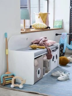 Banquette LIGNE SIRIUS Blanc/gris - Vertbaudet -Enfant Meubles Boutique banquette ligne sirius 2