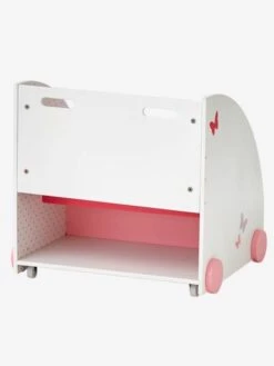 Bibliothèque à Roulettes ENVOLEE Blanc - Vertbaudet -Enfant Meubles Boutique bibliotheque a roulettes envolee 2