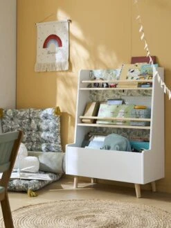 Bibliothèque Avec Fond Réversible Hanoï Blanc - Vertbaudet -Enfant Meubles Boutique bibliotheque avec fond reversible hanoi 5