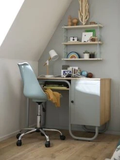 Bureau Enfant Vintage OXFORD Bleu - Vertbaudet -Enfant Meubles Boutique bureau enfant vintage oxford 5