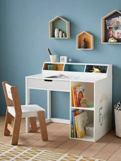 Bureau Maternelle LIGNE FUNNY Bleu - Vertbaudet