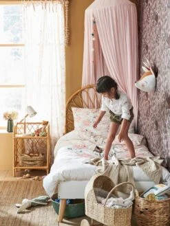 Cadre De Lit LIGNE CONFETTI Blanc/bois - Vertbaudet -Enfant Meubles Boutique cadre de lit ligne confetti 2