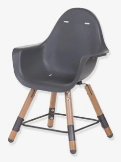 Chaise Haute Evolu 2 CHILDHOME + Coussin Néoprène Anthracite/gris - Childhome -Enfant Meubles Boutique chaise haute evolu 2 childhome coussin neoprene 2