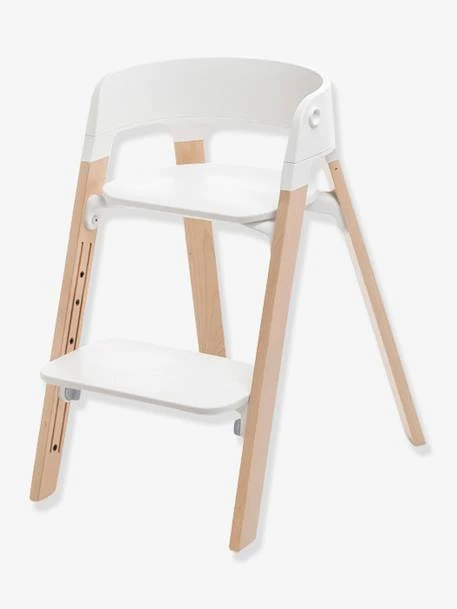 Chaise Haute STOKKE Steps Blanc/naturel - Stokke 3 Chaise Haute STOKKE Steps Blanc/naturel - Stokke