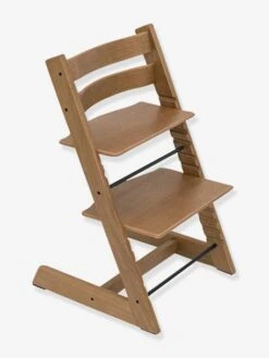 Chaise Haute Tripp Trapp® STOKKE En Chêne Teinté Chêne Foncé - Stokke -Enfant Meubles Boutique chaise haute tripp trapp stokke en chene 3
