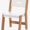 Chaise Maternelle, Assise 30 Cm LIGNE ARCHITEKT Blanc/bois - Vertbaudet -Enfant Meubles Boutique chaise maternelle assise 30 cm ligne architekt