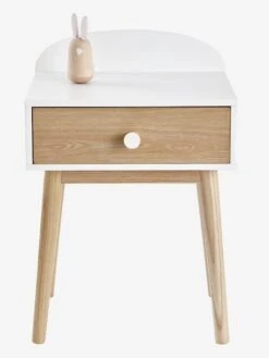 Chevet Avec Poignées Personnalisables LIGNE CONFETTI Blanc - Vertbaudet -Enfant Meubles Boutique chevet avec poignees personnalisables ligne confetti 3