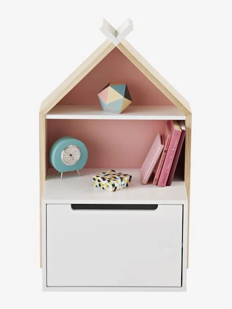 Chevet Enfant Fond Réversible Bleu Ou Rose LIGNE TIPILI Blanc - Vertbaudet 5 Chevet Enfant Fond Réversible Bleu Ou Rose LIGNE TIPILI Blanc - Vertbaudet – Image 3