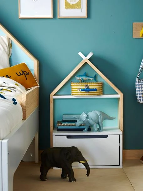 Chevet Enfant Fond Réversible Bleu Ou Rose LIGNE TIPILI Blanc - Vertbaudet 7 Chevet Enfant Fond Réversible Bleu Ou Rose LIGNE TIPILI Blanc - Vertbaudet – Image 5