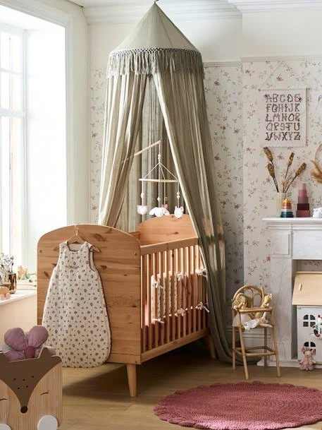 Ciel De Lit à Franges GRENIER Vert - Vertbaudet 6 Ciel De Lit à Franges GRENIER Vert - Vertbaudet – Image 4