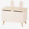 Coffre De Rangement Bunny Rose Clair/bois - Vertbaudet -Enfant Meubles Boutique coffre de rangement bunny