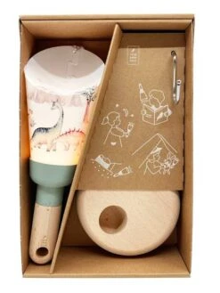 Coffret Lampe Nomade 5 En 1 Dinosauria MAISON POLOCHON Vert Sauge - Polochon -Enfant Meubles Boutique coffret lampe nomade 5 en 1 dinosauria maison polochon 3