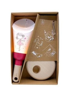 Coffret Lampe Nomade 5 En 1 Petite Fée MAISON POLOCHON Rose - Polochon -Enfant Meubles Boutique coffret lampe nomade 5 en 1 petite fee maison polochon 3