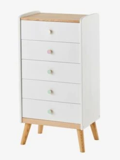 Commode Semainier Avec Poignées Personnalisables LIGNE CONFETTI Blanc - Vertbaudet 6 Commode Semainier Avec Poignées Personnalisables LIGNE CONFETTI Blanc - Vertbaudet -Enfant Meubles Boutique commode semainier avec poignees personnalisables ligne confetti 1
