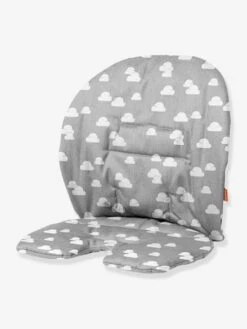 Coussin D’assise Pour Chaise Haute Steps STOKKE Gris/nuages - Stokke -Enfant Meubles Boutique coussin dassise pour chaise haute steps stokke 2