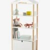 Etagère Bibliothèque "maison" LIGNE WOODY Blanc/bois - Vertbaudet -Enfant Meubles Boutique etagere bibliotheque maison ligne woody