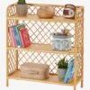 Etagère Bibliothèque Rotin 3 Niveaux Eden Naturel - Vertbaudet -Enfant Meubles Boutique etagere bibliotheque rotin 3 niveaux eden