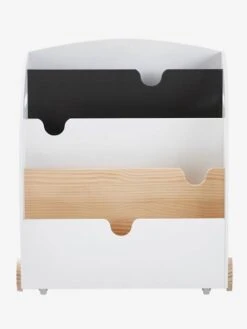 Etagère Pour Livres à Roulettes LIGNE SCHOOL Rose - Vertbaudet -Enfant Meubles Boutique etagere pour livres a roulettes ligne school 2