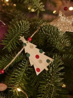 Guirlande De Noël En Bois Bois - Vertbaudet -Enfant Meubles Boutique guirlande de noel en bois 2