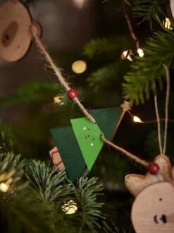 Guirlande De Noël En Bois Bois - Vertbaudet -Enfant Meubles Boutique guirlande de noel en bois 3