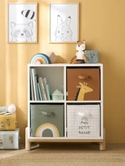 Les 3 Bacs De Rangement Tanzanie Tilleul Foncé Imprimé - Vertbaudet -Enfant Meubles Boutique les 3 bacs de rangement tanzanie 4