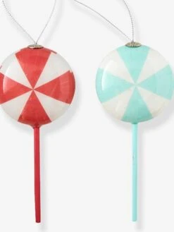 Les 4 Décorations Candy à Suspendre Rouge - Vertbaudet -Enfant Meubles Boutique les 4 decorations candy a suspendre 5