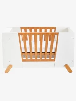 Lit Bébé Avec Barrière Amovible + Rangement Bibliothèque LIGNE PIROUETTE Blanc - Vertbaudet -Enfant Meubles Boutique lit bebe avec barriere amovible rangement bibliotheque ligne pirouette 5