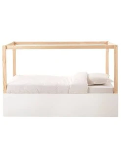 Lit Enfant Mi-hauteur Réversible ZIG-ZAG Blanc - Vertbaudet -Enfant Meubles Boutique lit enfant mi hauteur reversible zig zag 5