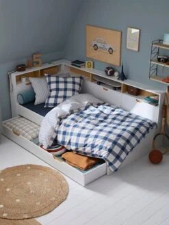 Lit Enfant Multi Rangements TRÉSOR Blanc - Vertbaudet -Enfant Meubles Boutique lit enfant multi rangements tresor 5