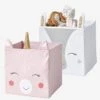 Lot De 2 Bacs De Rangement Magic Licorne Rose + Blanc - Vertbaudet -Enfant Meubles Boutique lot de 2 bacs de rangement magic licorne
