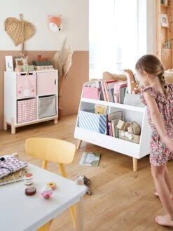 Lot De 2 Bacs De Rangement Magic Licorne Rose + Blanc - Vertbaudet -Enfant Meubles Boutique lot de 2 bacs de rangement magic licorne 4