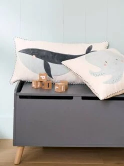 Lot De 2 Coussins SOUS L'OCÉAN Bleu - Vertbaudet -Enfant Meubles Boutique lot de 2 coussins sous locean 5