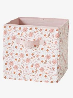 Lot De 3 Bacs De Rangement FLEURETTES Rose - Vertbaudet -Enfant Meubles Boutique lot de 3 bacs de rangement fleurettes 3