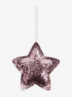 Lot De 4 Décorations De Noël Glitter Rose - Vertbaudet -Enfant Meubles Boutique lot de 4 decorations de noel glitter 4