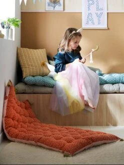 Matelas De Sol à Pompons MINI MAXI POIS Rose - Vertbaudet -Enfant Meubles Boutique matelas de sol a pompons mini maxi pois 3