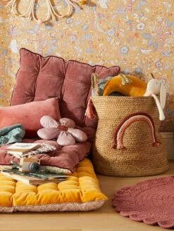 Matelas De Sol Bi-matière GRENIER Rose - Vertbaudet -Enfant Meubles Boutique matelas de sol bi matiere grenier 4