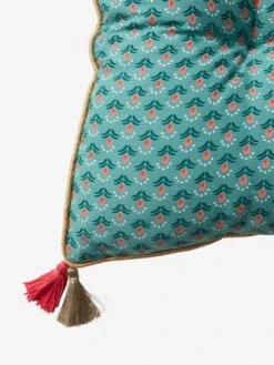 Matelas De Sol Velours Eden India Vert / Rose - Vertbaudet 11 Matelas De Sol Velours Eden India Vert / Rose - Vertbaudet -Enfant Meubles Boutique matelas de sol velours eden india 3