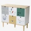 Meuble 6 Bacs Jungle Blanc - Vertbaudet -Enfant Meubles Boutique meuble 6 bacs jungle