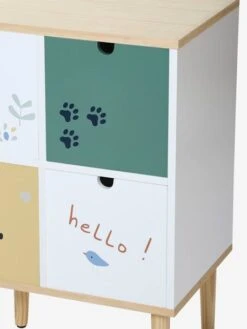 Meuble 6 Bacs Jungle Blanc - Vertbaudet -Enfant Meubles Boutique meuble 6 bacs jungle 5