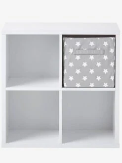 Meuble De Rangement 4 Cases Blanc - Vertbaudet -Enfant Meubles Boutique meuble de rangement 4 cases 3