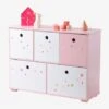 Meuble De Rangement 5 Bacs LIGNE FEERIE Rose étoiles - Vertbaudet -Enfant Meubles Boutique meuble de rangement 5 bacs ligne feerie