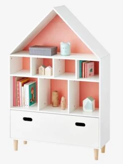 Meuble De Rangement 9 Cases Maison Blanc/bleu - Vertbaudet 11 Meuble De Rangement 9 Cases Maison Blanc/bleu - Vertbaudet -Enfant Meubles Boutique meuble de rangement 9 cases maison 3