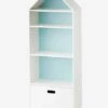 Meuble De Rangement "maison" 5 Cases Blanc - Vertbaudet -Enfant Meubles Boutique meuble de rangement maison 5 cases
