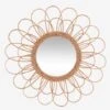 Miroir En Rotin Hélios Marron - Vertbaudet -Enfant Meubles Boutique miroir en rotin helios