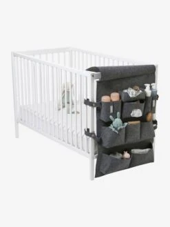 Organisateur à Suspendre Vertbaudet Pour Lit De Bébé Gris Chiné - Vertbaudet -Enfant Meubles Boutique organisateur a suspendre vertbaudet pour lit de bebe 2
