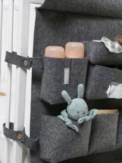Organisateur à Suspendre Vertbaudet Pour Lit De Bébé Gris Chiné - Vertbaudet -Enfant Meubles Boutique organisateur a suspendre vertbaudet pour lit de bebe 4