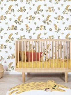 Papier Peint Léopard Savane Felidae LILIPINSO Ocre - Lilipinso 7 Papier Peint Léopard Savane Felidae LILIPINSO Ocre - Lilipinso -Enfant Meubles Boutique papier peint leopard savane felidae lilipinso 2